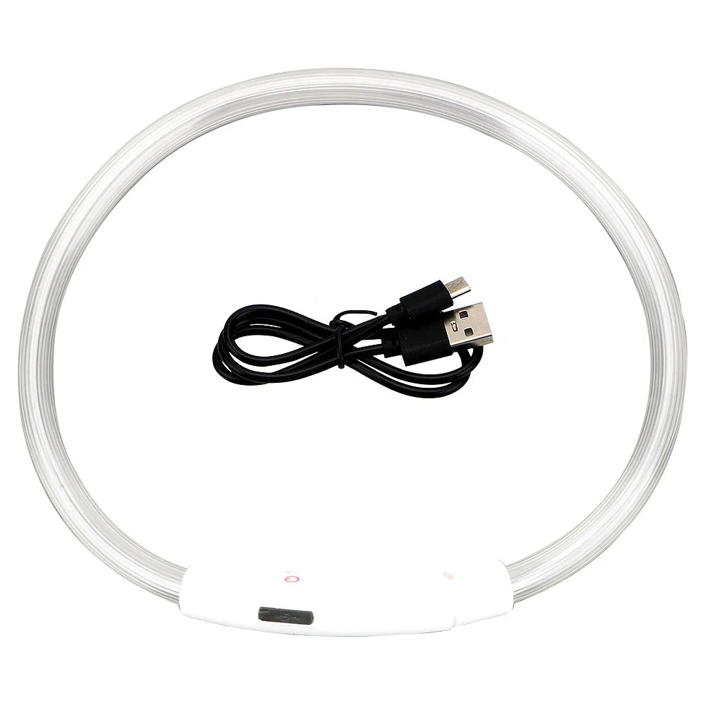 Collar LED recargable USB para perros, imagen 14