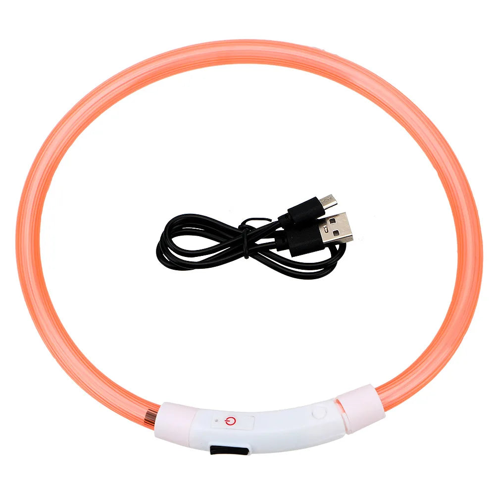 Collar LED recargable USB para perros, imagen 15