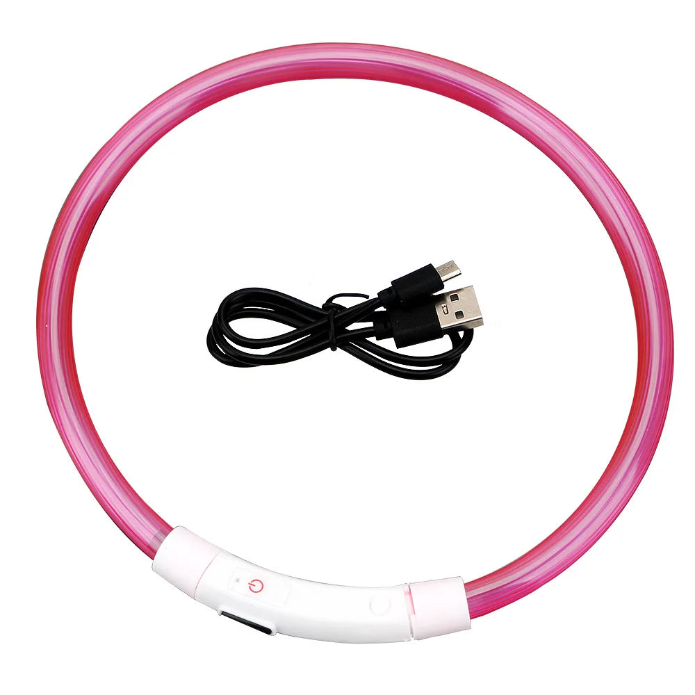 Collar LED recargable USB para perros, imagen 10